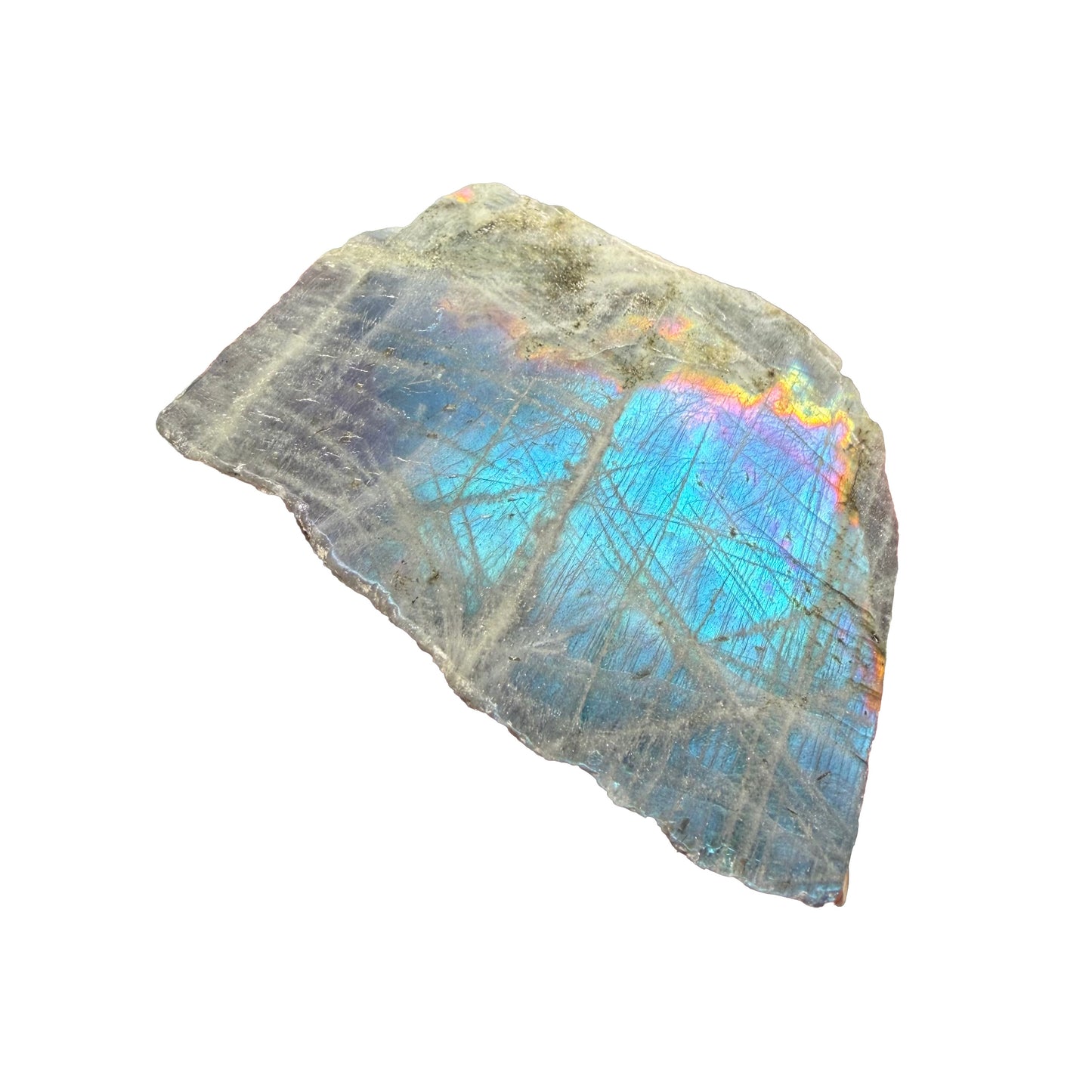 Labradorite Semi Polished Slab