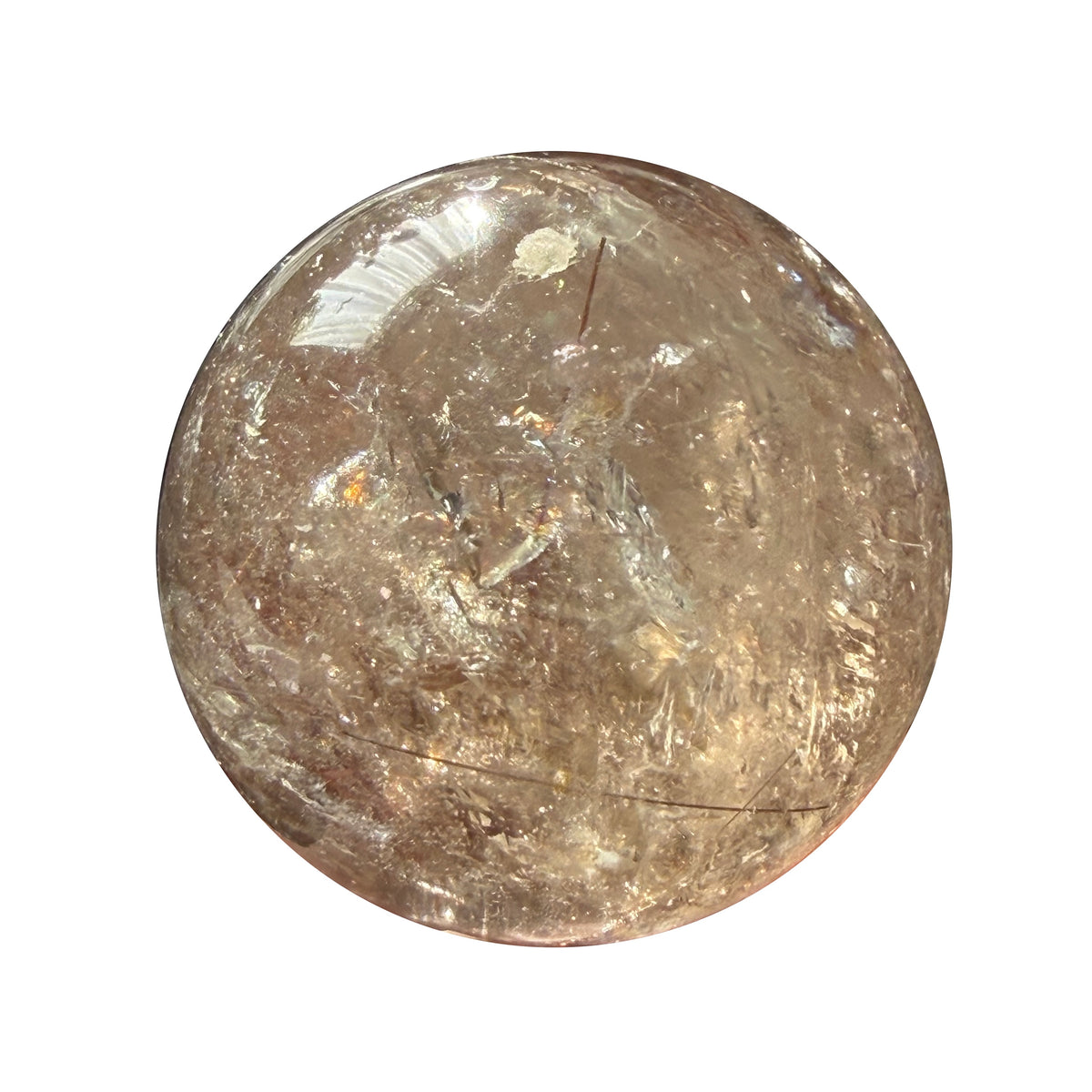 Smoky Quartz Rutile Sphere