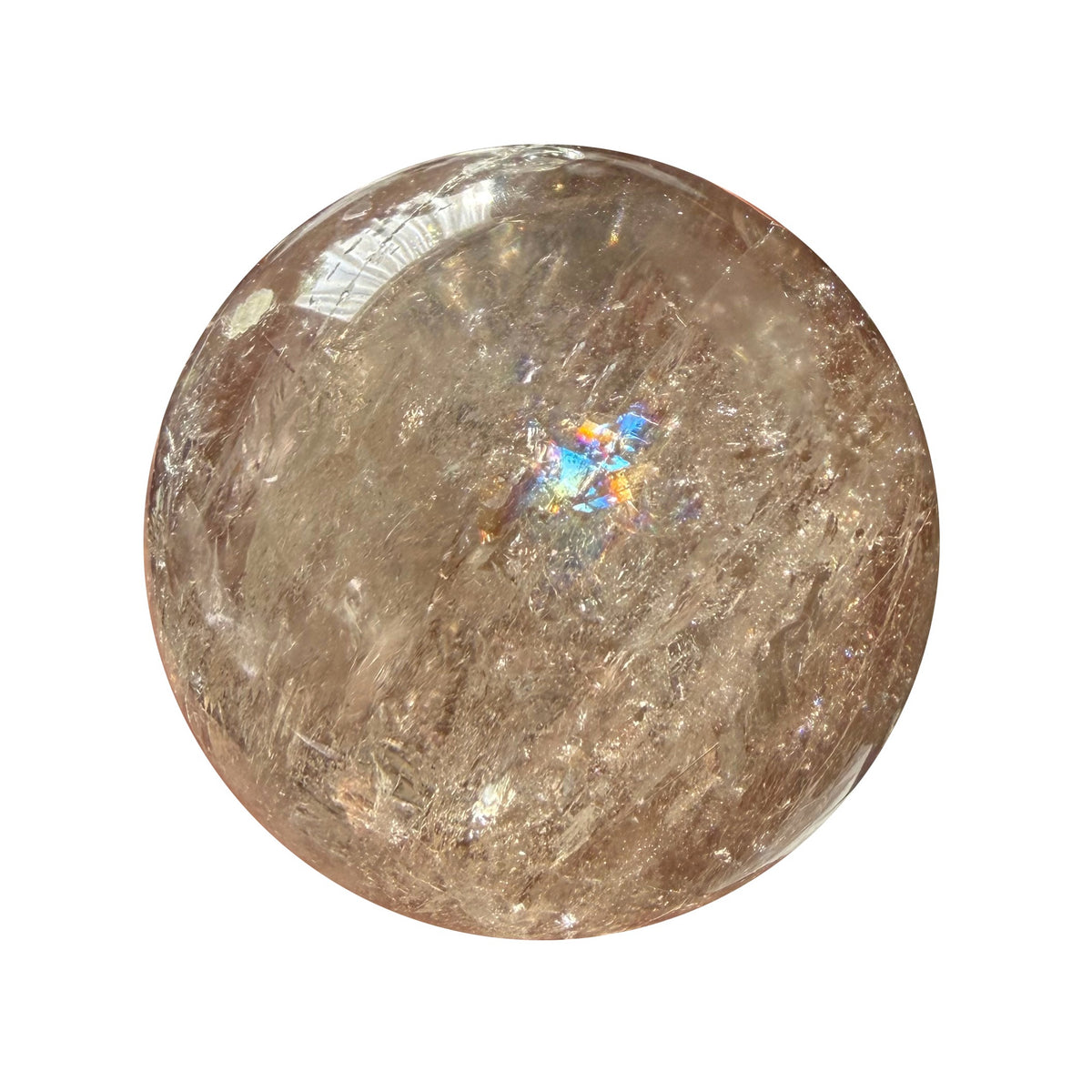 Smoky Quartz Rutile Sphere