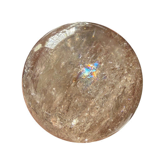 Smoky Quartz Rutile Sphere