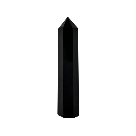 Black Obsidian Polished Point