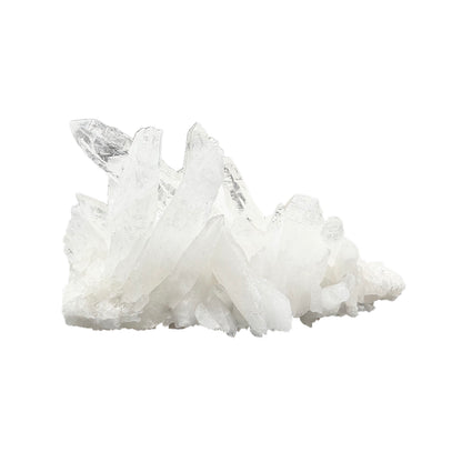 Clear Quartz Cluster with Laser Points