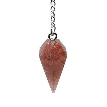 Strawberry Quartz Pendulum - Daughter of Swords