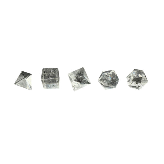 Clear Quartz Sacred Geometry Set