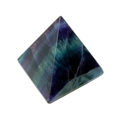 Rainbow Fluorite Pyramid