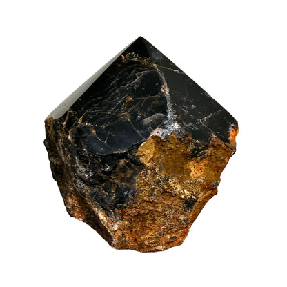 Black Onyx Semi Polished Point