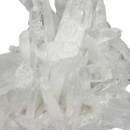 Clear Quartz Cluster with Laser Points