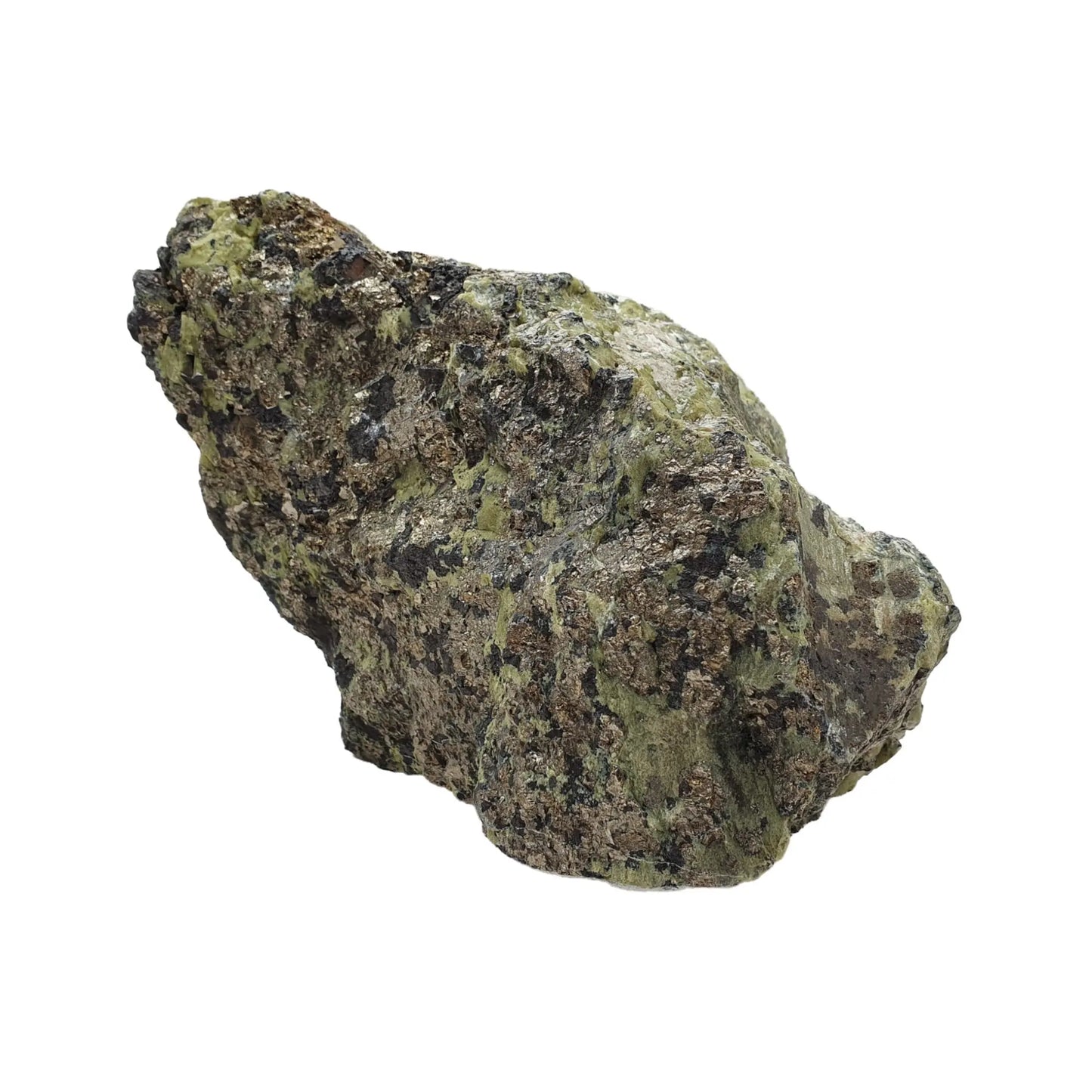 Serpentine with Pyrite Rough Cut Base Daughter of Swords