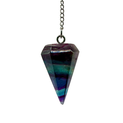 Rainbow Fluorite Pendulum