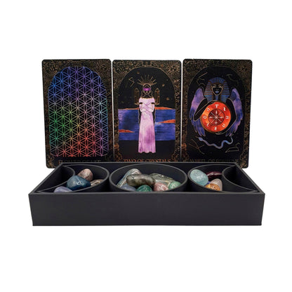 Moon Phase Card Stand/Tray Set - Daughter of Swords
