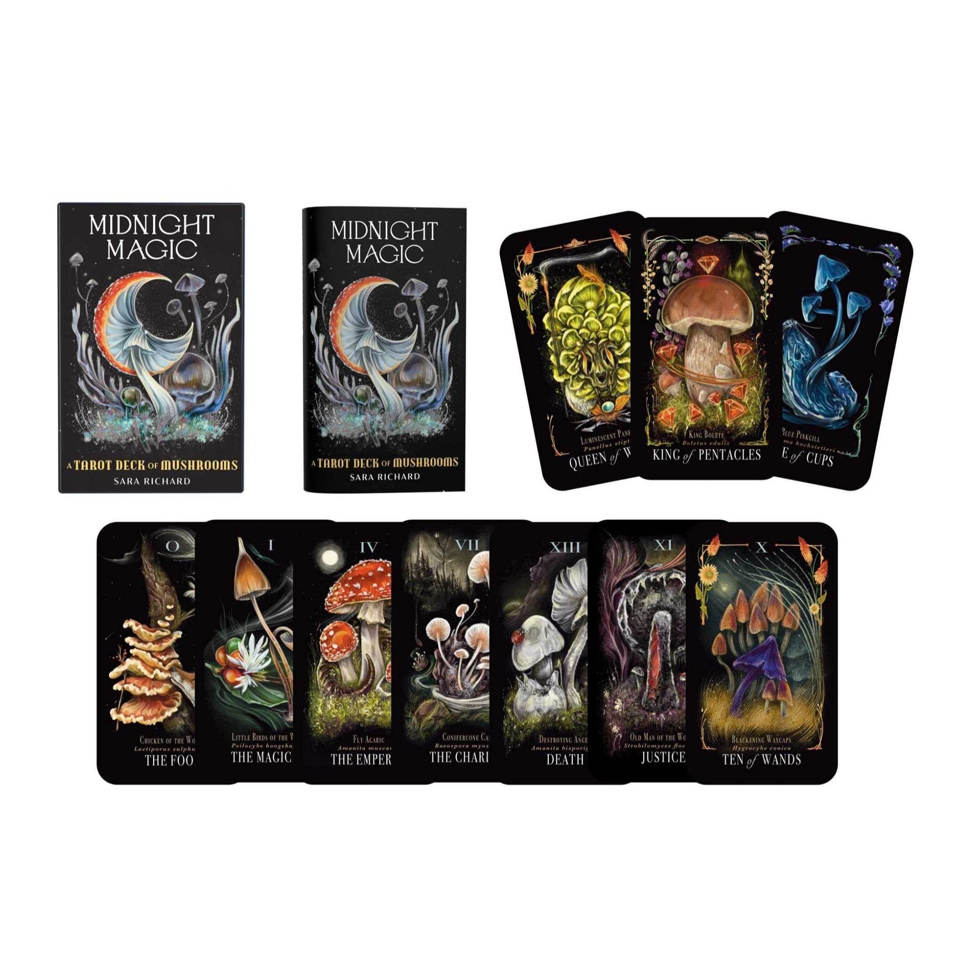 Midnight Magic Tarot Deck - Daughter of Swords