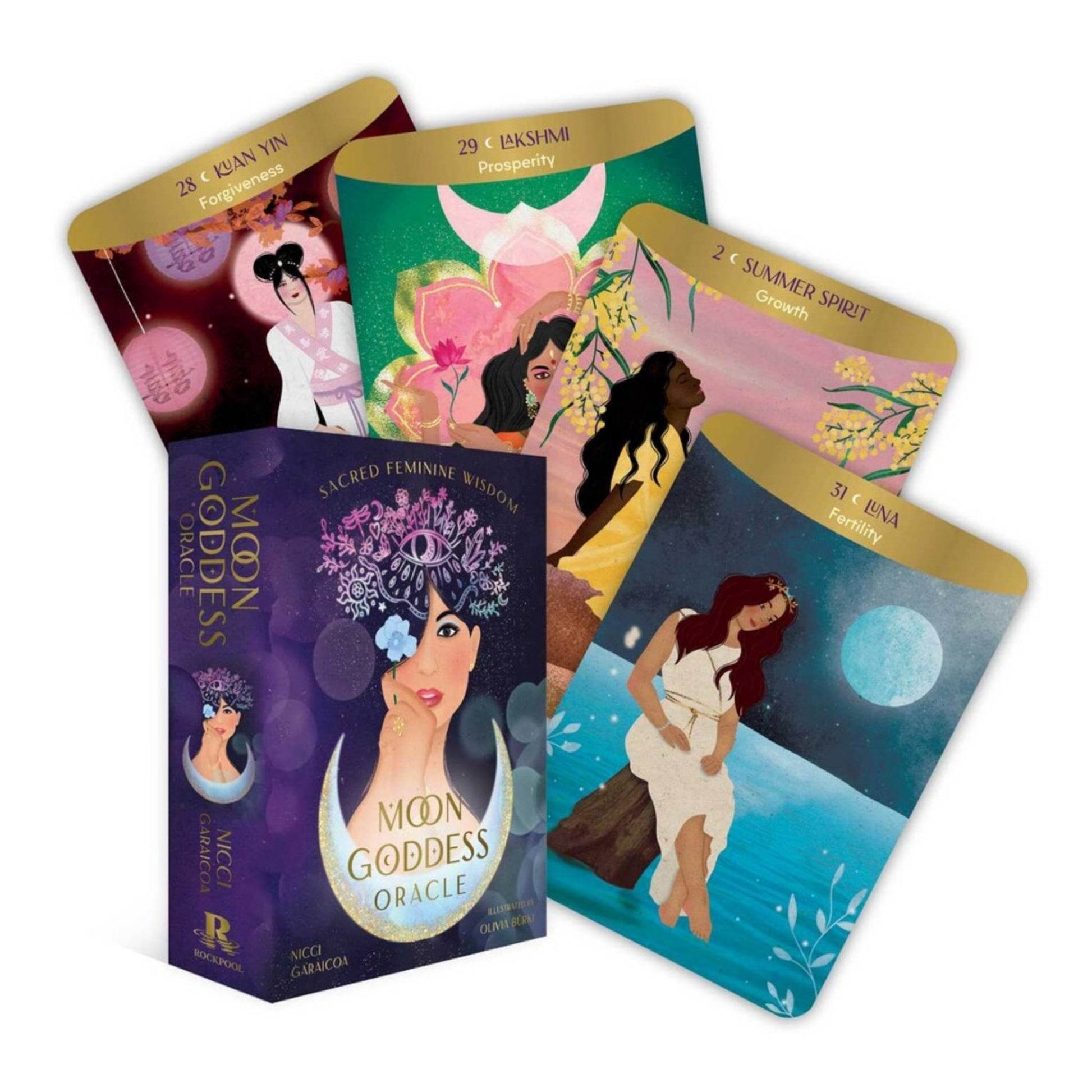 Moon Goddess Oracle Deck - Daughter of Swords