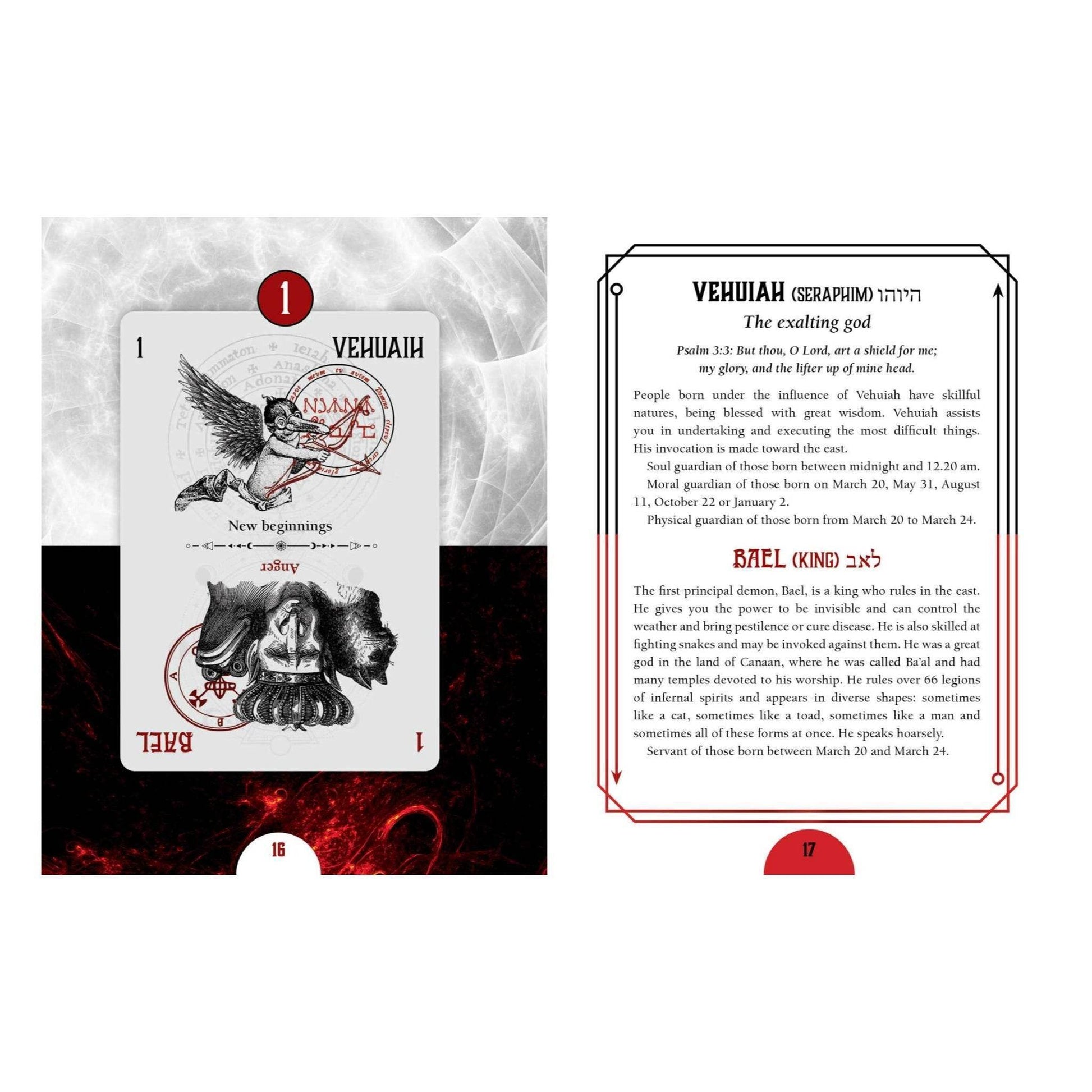 Oracle of Heaven and Hell Deck - Daughter of Swords