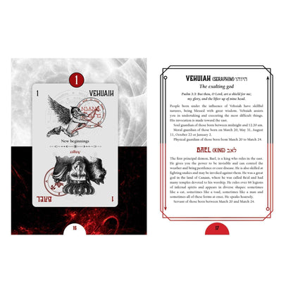 Oracle of Heaven and Hell Deck - Daughter of Swords