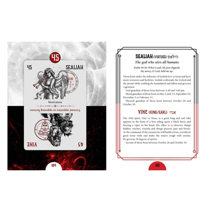 Oracle of Heaven and Hell Deck - Daughter of Swords