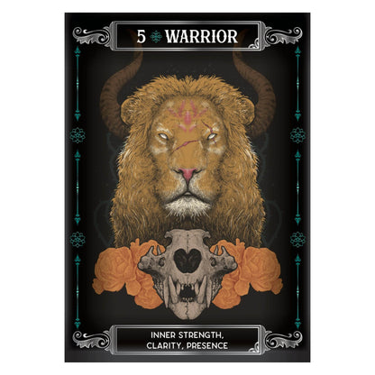 Earth & Bone Oracle Deck - Daughter of Swords