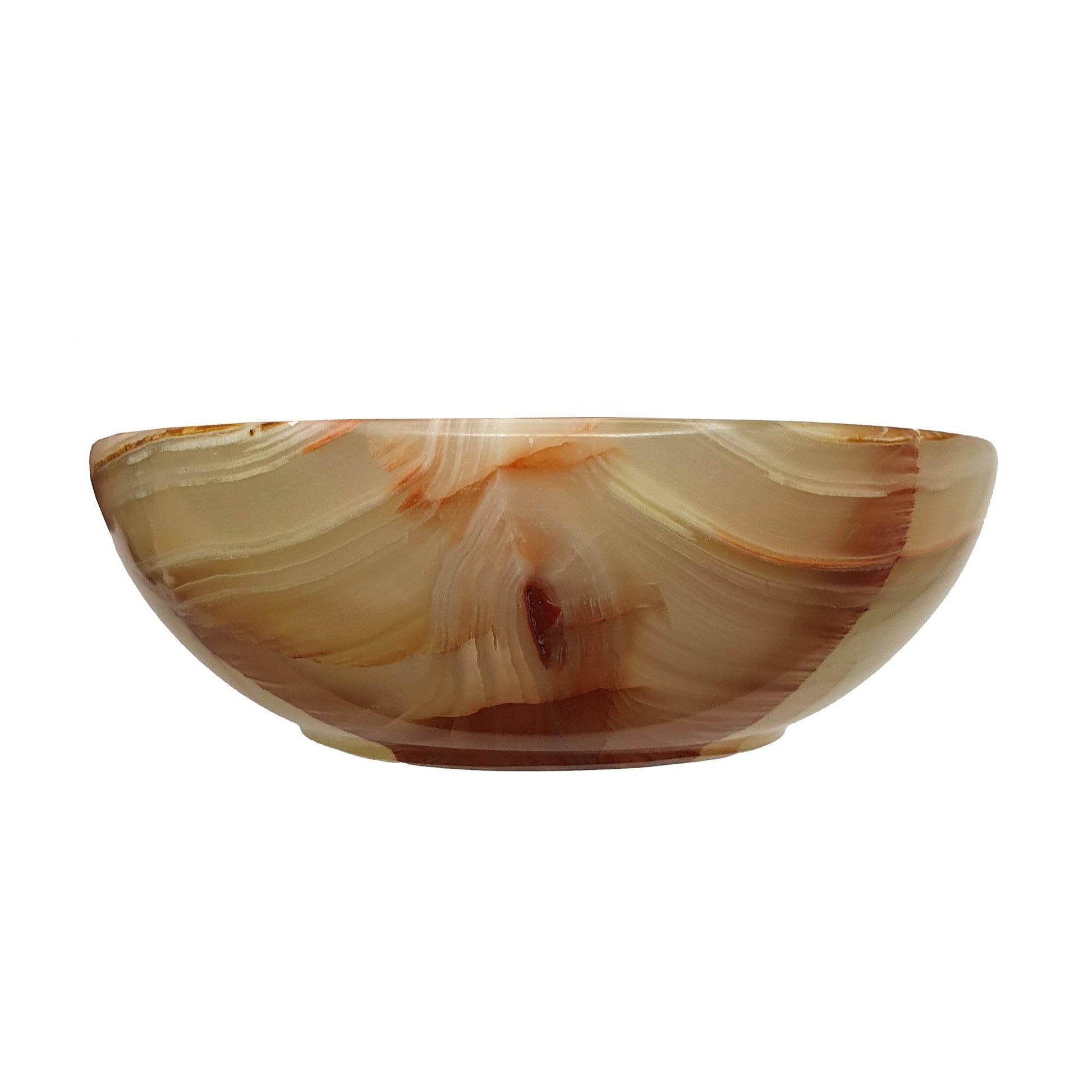 Banded Green Calcite Bowl - Daughter of Swords