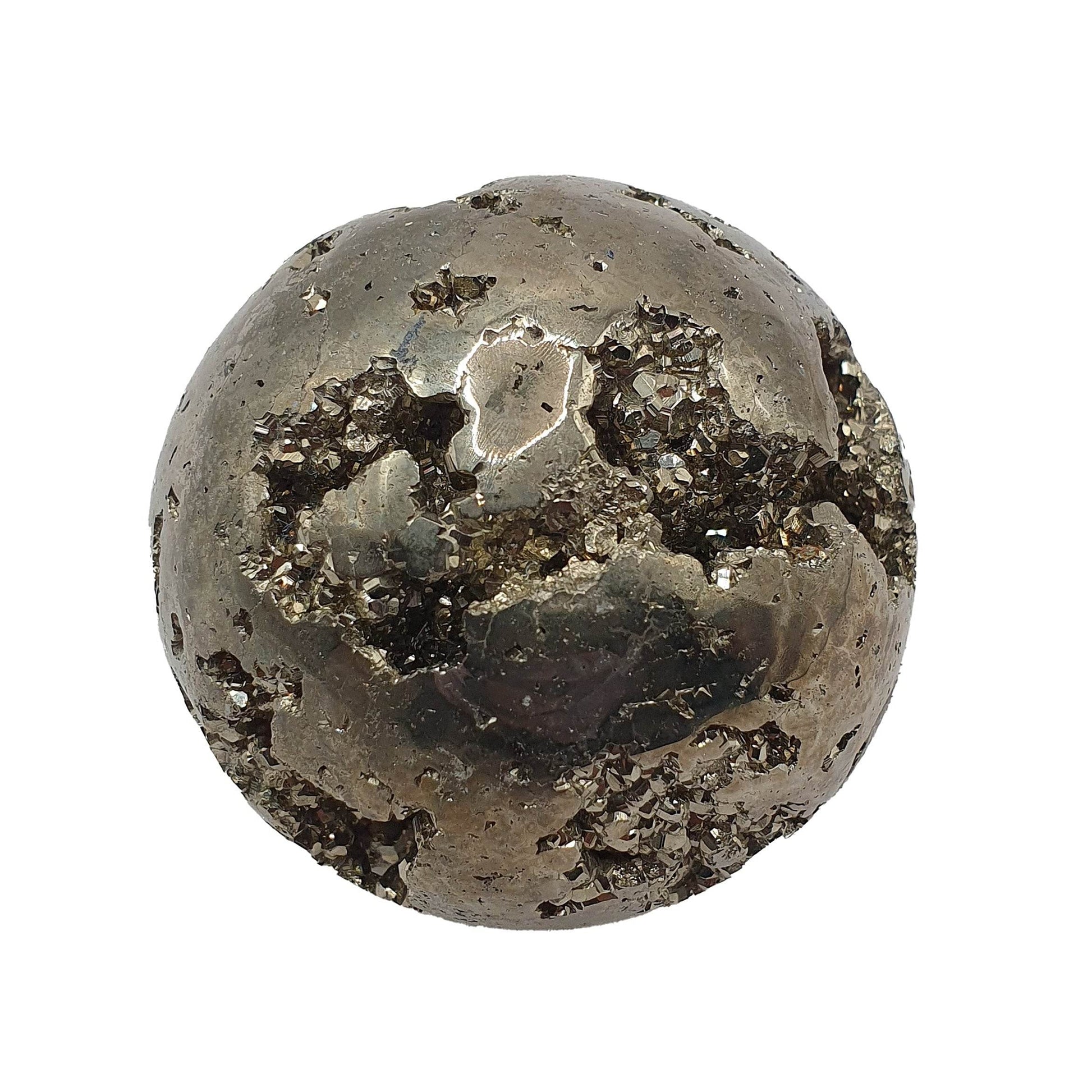 Pyrite Druzy Sphere - Daughter of Swords