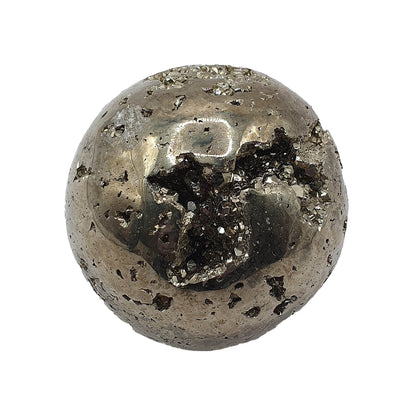Pyrite Druzy Sphere - Daughter of Swords