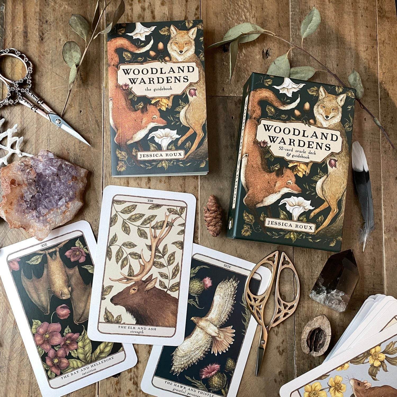 Woodland Wardens Oracle Deck - Daughter of Swords